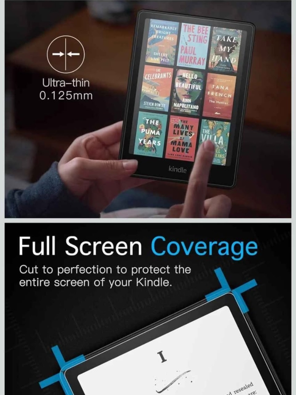 Screen Protector for Kindle Paperwhite - Clear - Picture 4 of 5